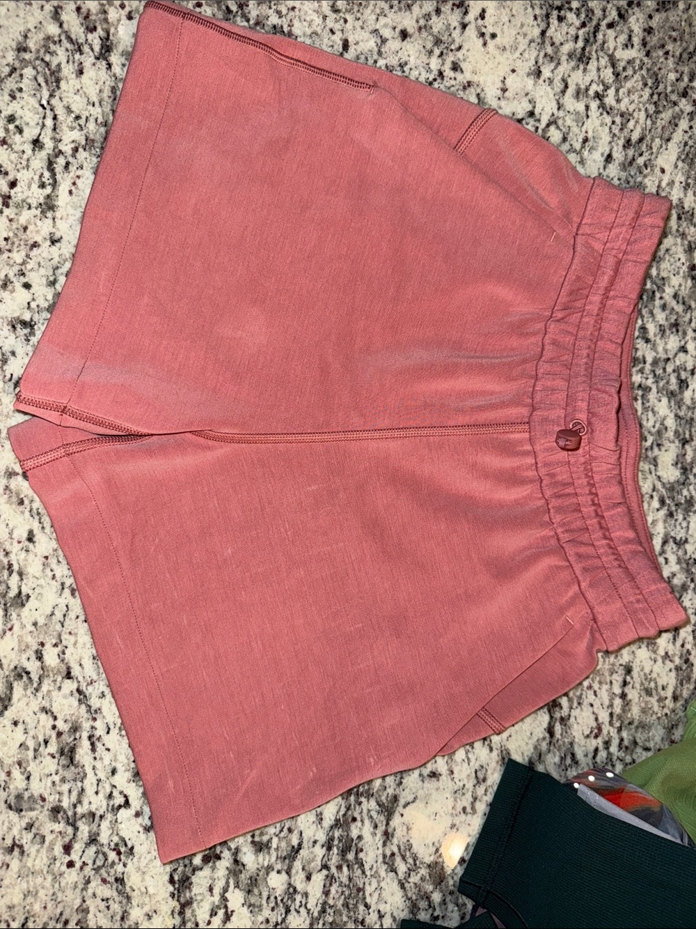Lululemon Women's Pink Elastic-Waist Shorts